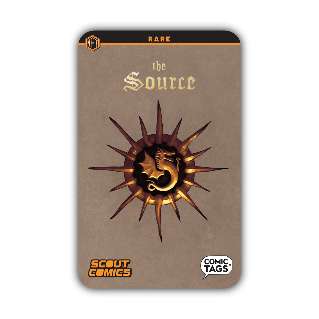 The Source - RARE - Comic Tag NFT - 100 Total