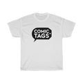 Comic Tags (Black Logo) - Unisex - Heavy Cotton T-Shirt