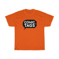 Comic Tags (Black Logo) - Unisex - Heavy Cotton T-Shirt