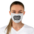 Comic Tags (Black Logo) - Fabric Face Mask
