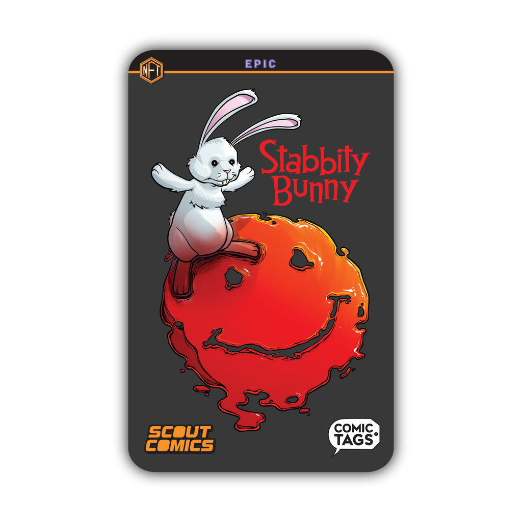 Stabbity Bunny - Volume 1 - EPIC - Comic Tag NFT - 10 Total