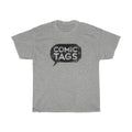 Comic Tags (Distressed Logo) - Unisex - Heavy Cotton T-Shirt